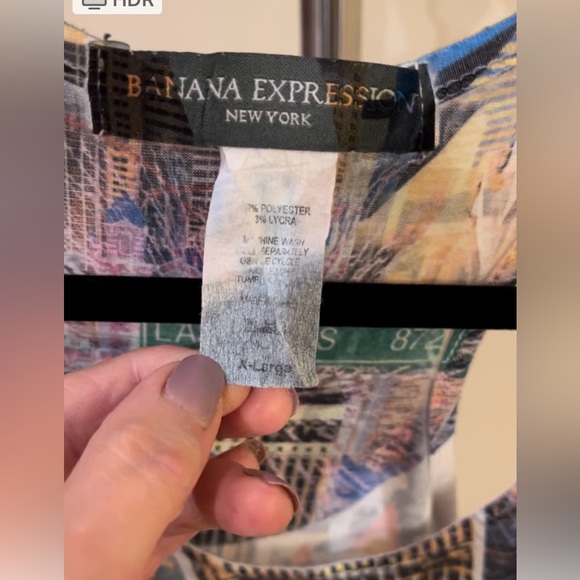 Size XL Las Vegas Top by Banana expressions. - Picture 2 of 2